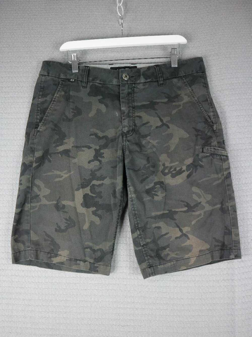 Fox Racing Camo Cotton Shorts Faded Mens Size 34W